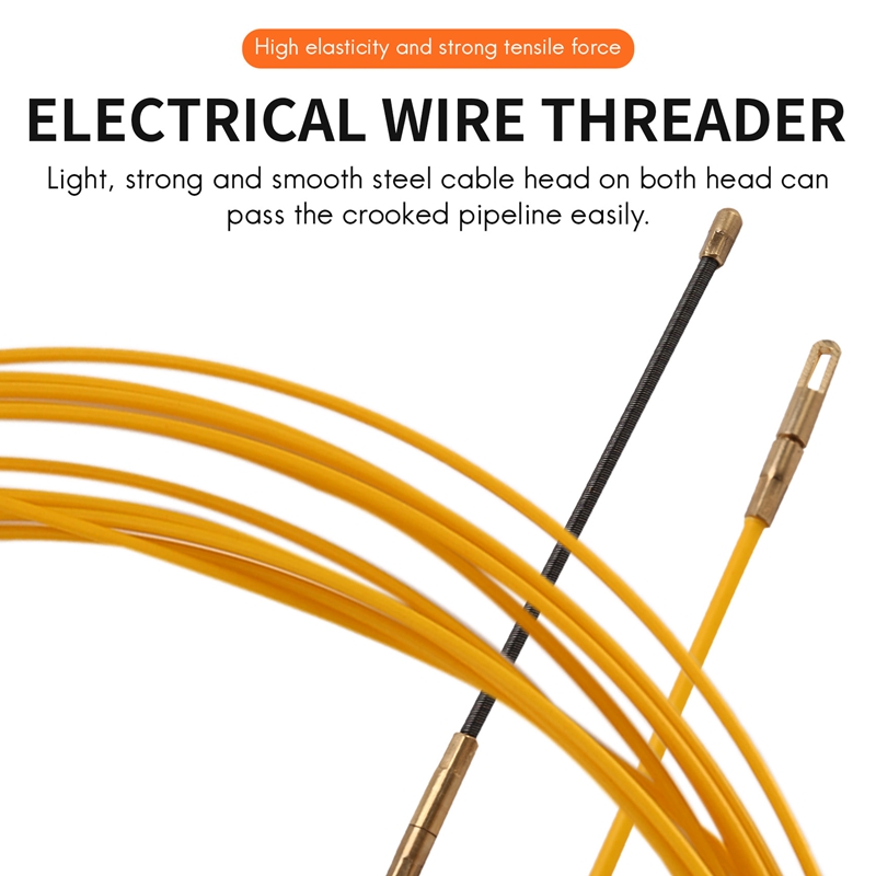 3Mm Guide Device Fiberglass Electric Cable Push Pullers Duct Snake Rodder Fish Tape Wire