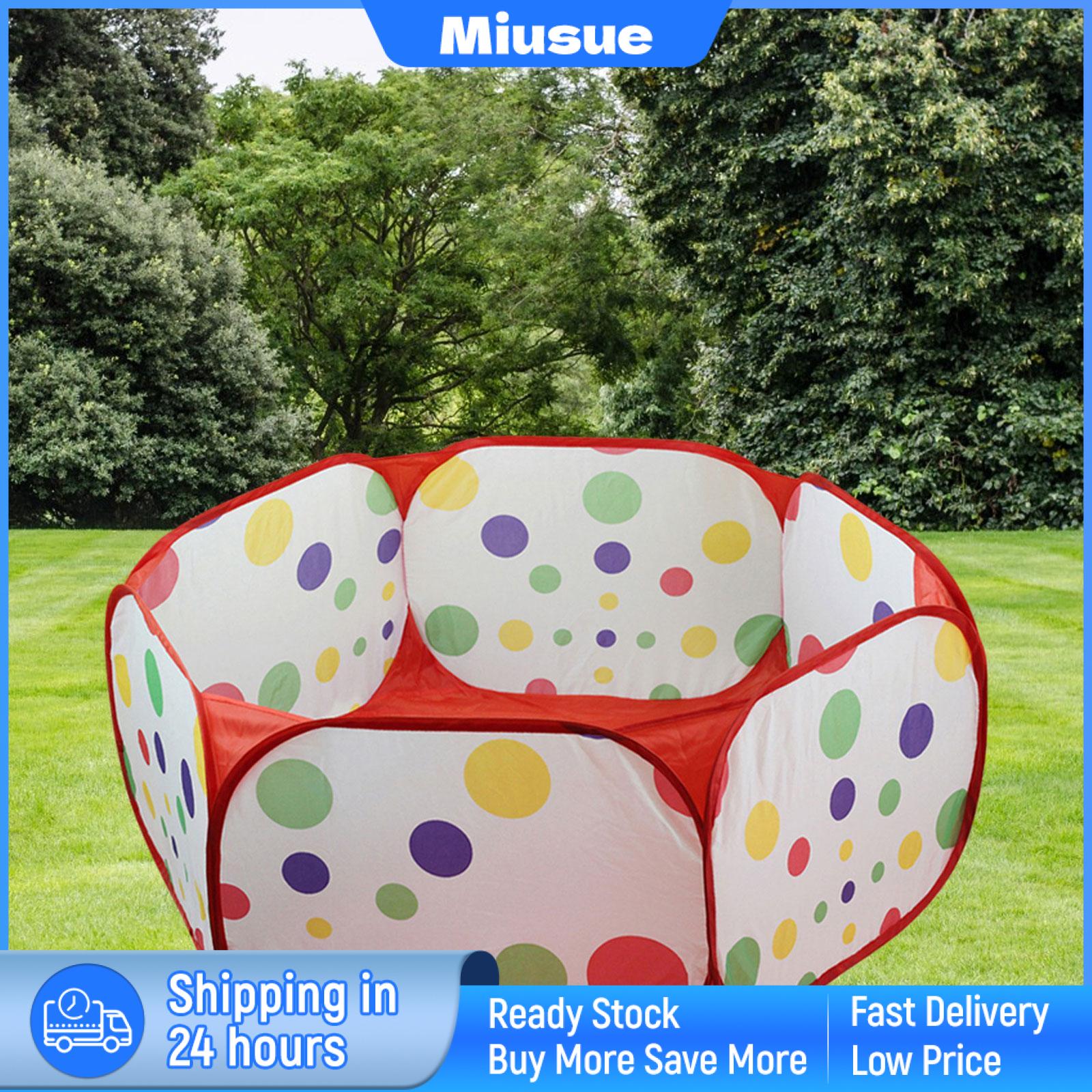 Miusue Có Thể Gập Lại Puppy Playpen Với 6 Bên Tấm Thoáng Khí Du Lịch Cắm Trại tập thể dục chó Bút Lều Cho Bunny Mèo Con Chinchillas Thỏ Con Chó