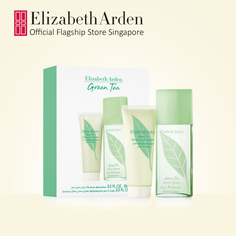 Buy Elizabeth Arden Green Tea Refreshing Fragrance and Perfumed Body Lotion 2pc Gift Set: EDT 100ml, Body Lotion 100ml Singapore