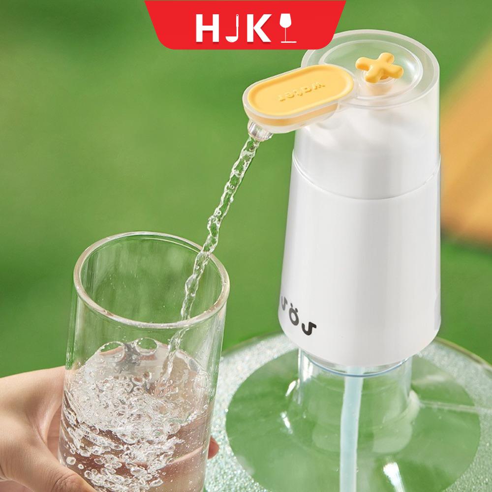 HJKL Máy phân phối tự động Máy bơm chai nước điện Công tắc một nút Có thể sạc lại qua USB Máy lọc nước Dễ thương với ống nối dài Máy bơm nước tự động Nước đóng thùng