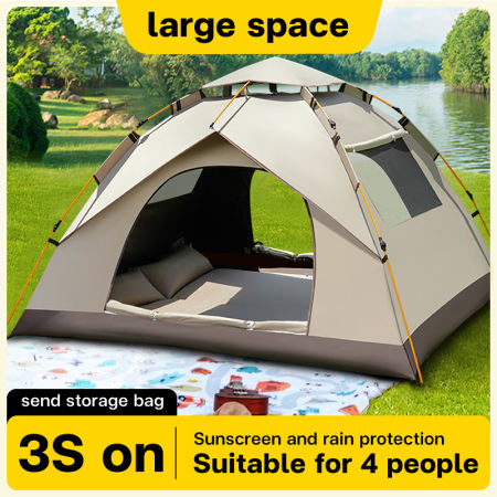 Automatic Waterproof Camping Tent for 6-8 People - Heavy Duty