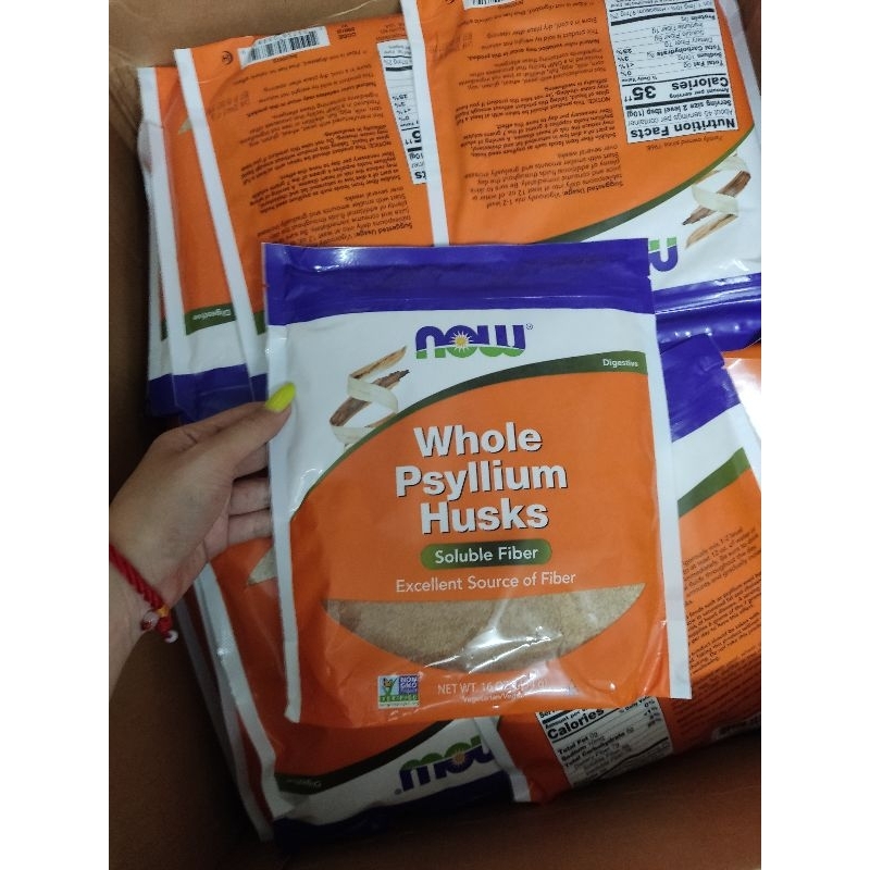Bột Vỏ Hạt Mã Đề 454g Psyllium Husks Dạng Vỏ (có tách bán lẻ) - - Giảm nồng độ Cholesterol, lượng đường và lipid trong máu. - Giám ham muốn ăn uống, dùng rât tốt cho các thực đơn chế độ giảm cân (keto, lowcarb...).