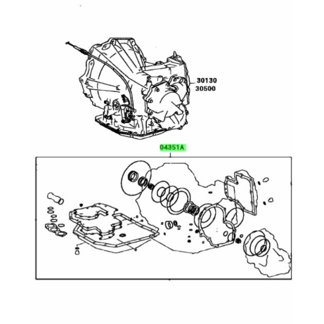 Paking set matic transmisi Harrier 3.0 1MZ MCU15 MCU10 04351-21011 Harga 3,000,000 rupiah*Gratis Ongkir