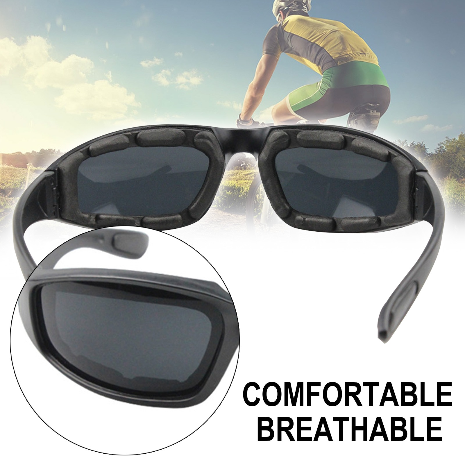 Fashionable Motorcycle Goggles Racing Anti-glare Windproof Vintage