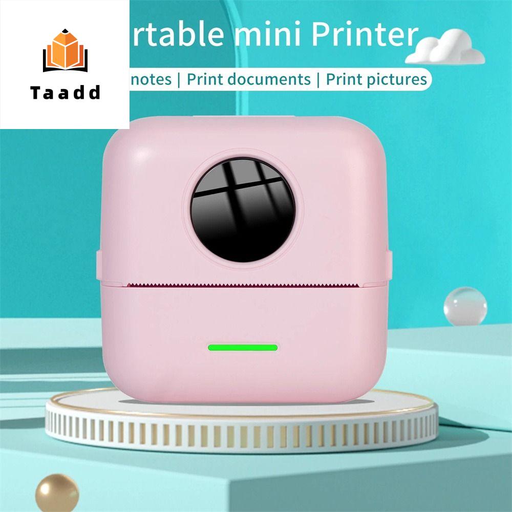 TAADD Có thể in Máy in văn phòng Máy in mini X5 Giấy nhiệt trắng đen In nhãn ảnh Máy in ảnh mini Máy in bỏ túi Máy in mini không dây Máy in nhiệt Bluetooth Máy in Bluetooth 2D