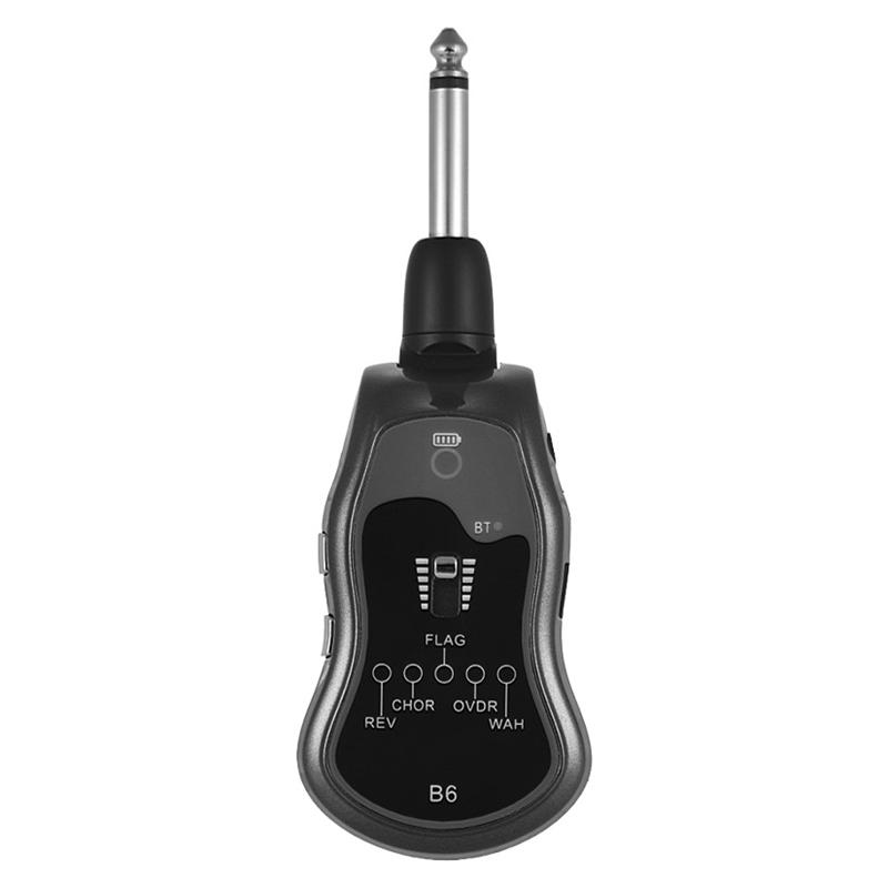 Portable Guitar Effectors Effect Pedal Synthesizer With 5 Effects(Reverb/Chorus/Flanger/Overdrive/Wow Wah) Built-In Rechargeable