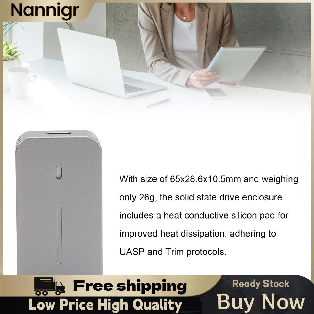 Nannigr Vỏ SSD CCYLEZ M.2 NVMe Giao diện USB 3.2 USB A 10Gbps bên ngoài và Đầu nối PCIe M.2 bên trong Nhỏ gọn và nhẹ Kết nối nhiều thiết bị cho PC Máy tính xách tay TV Bộ định tuyến