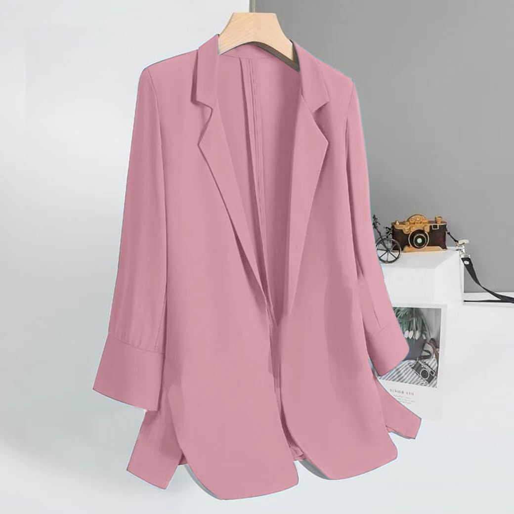 Mỏng mùa hè Blazer Phụ Nữ Kinh Doanh Văn Phòng Chính Thức OL Mỏng Áo khoác chiffon Áo Khoác Của Phụ 