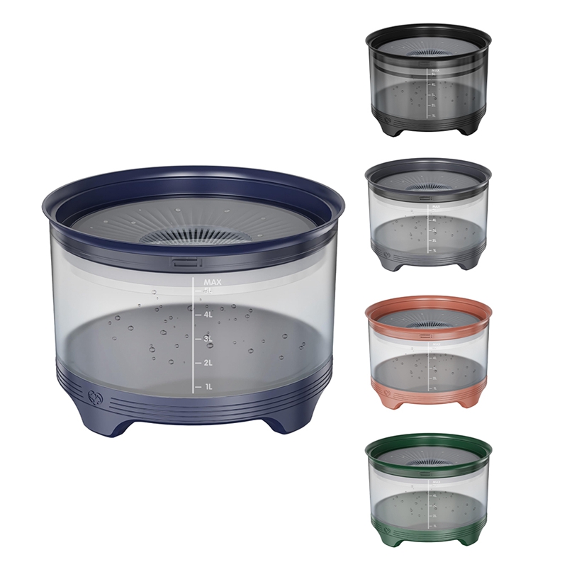 5.5L Dog Water Bowl,Large Capacity No Spill Water Bowl for Dogs, Splash Proof Slow Water Feeder