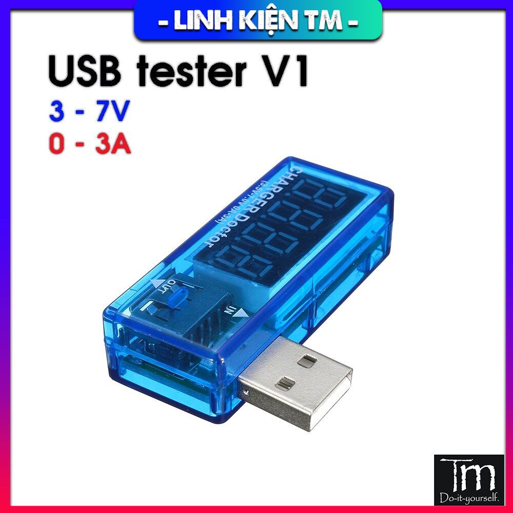 Usb tester đo dòng áp v1