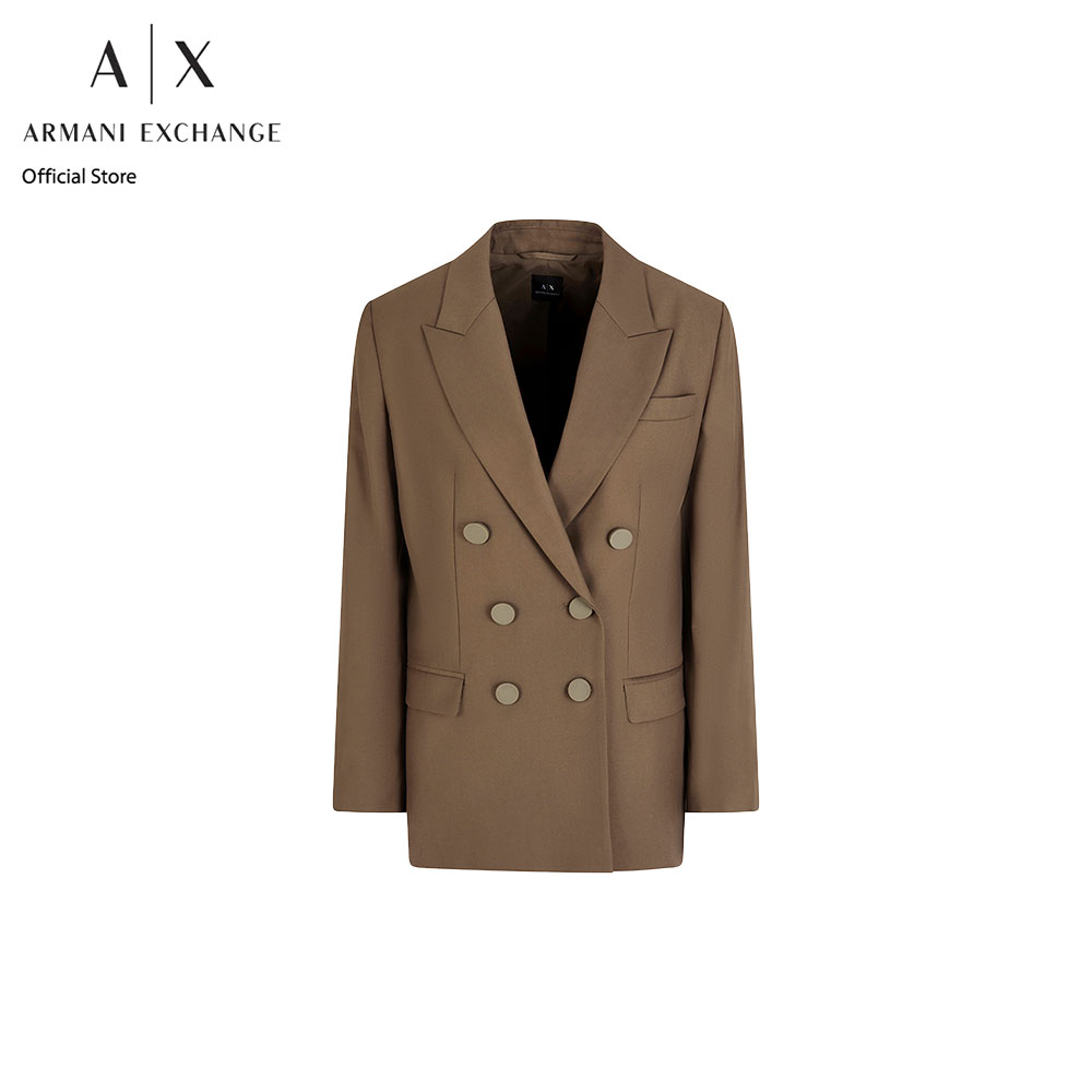 Armani Exchange Blazer Women XW000220-AF10855-U6199 Brown ราคา 10,493 บาท*ส่งฟรี