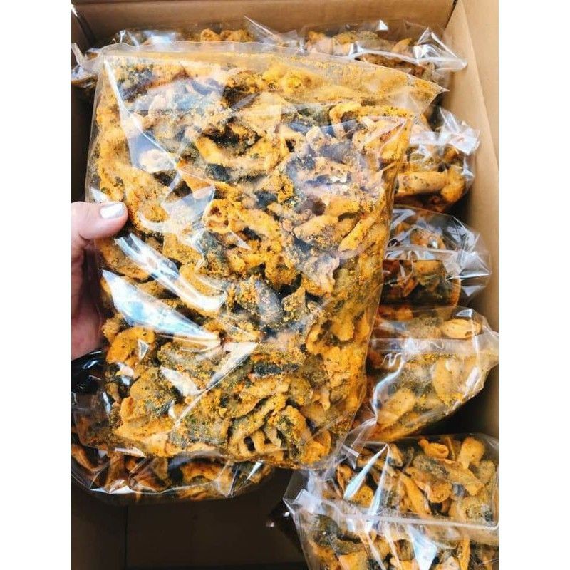 Sỉ 1kg da cá lắc trứng muối