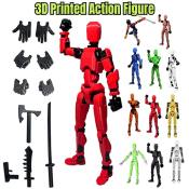 Lucky13 3D Printed Multi-Jointed Action Figure - Nova 13