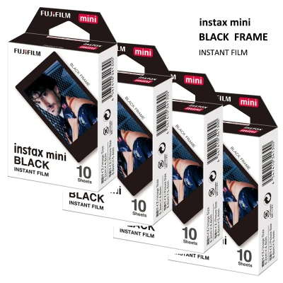 Fujifilm Instax Mini Film Black 40 Sheets for Fujifilm Mini 11 7s 8 9 90 Camera Polaroid 300 50s SP-1 SP-2