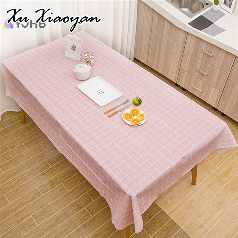 XUXIAOYAN [Yjh8] ผ้าปูโต๊ะกันน้ำผ้าปูโต๊ะสะอาดฝาครอบใหม่ ราคา 18 บาท*ส่งฟรี