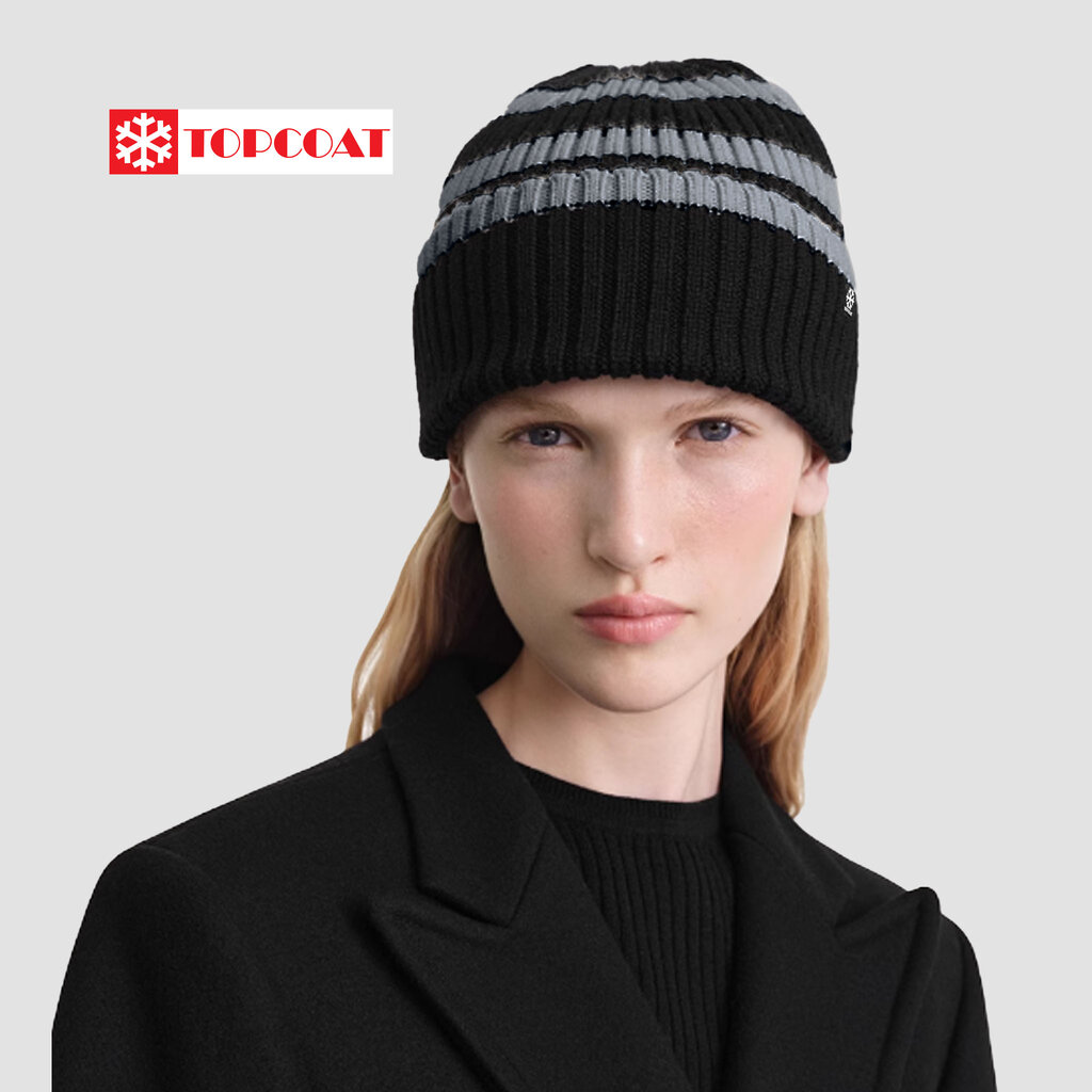 TOPCOAT หมวกกันหนาว Unisex ยืดหยุ่น กระชับ ด้านในเป็นบุขนหนานุ่ม (1 ใบ) Freesize ราคา 390 บาท*ส่งฟรี