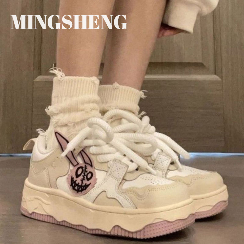 Mingsheng Women s shoes, knitted casual shoes, Korean version running shoes