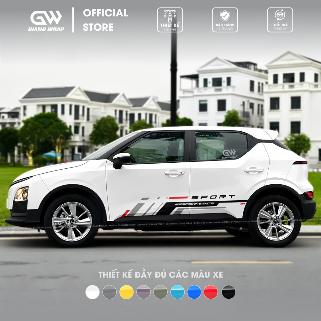 Decal Tem dán xe VF5 Sport đơn giản - Mẫu 027 - Tùy chỉnh thiết kế theo yêu cầu - Dễ dán, bền màu Giá 350,000 Đồng*Miễn phí vận chuyển