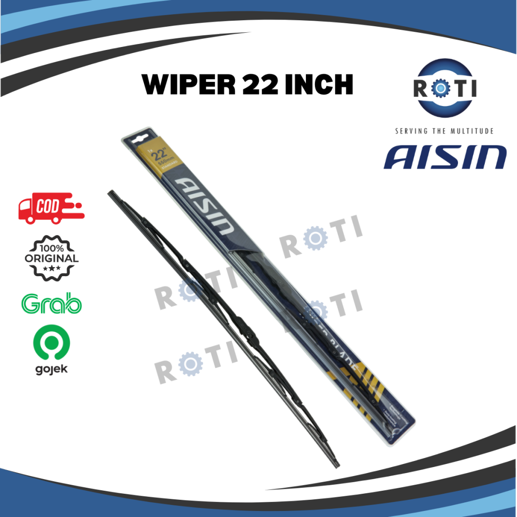 WIPER AISIN 22 INCH/550MM UNIVERSAL ORIGINAL Harga 53,590 Ringgit*Penghantaran Percuma
