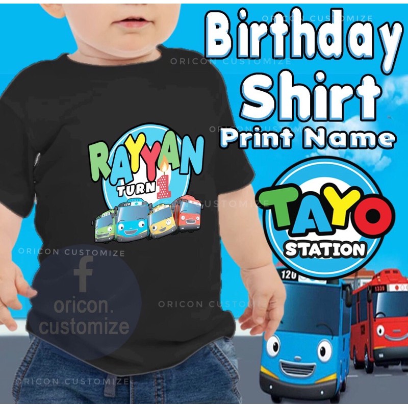 Customized t shirts hot sale for birthday