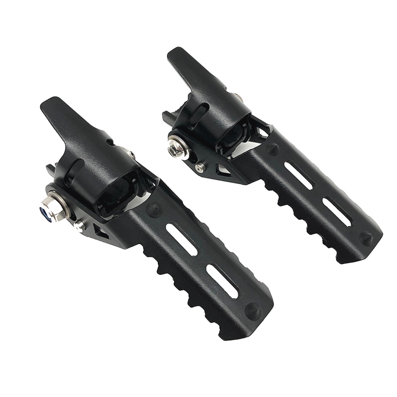 Miễn phí vận chuyển xe máy đường cao tốc gác chân trước gấp footrests kẹp 22-25mm cho BMW f800gs phiêu lưu s1000xr f750gs f850gs c400x c400gt