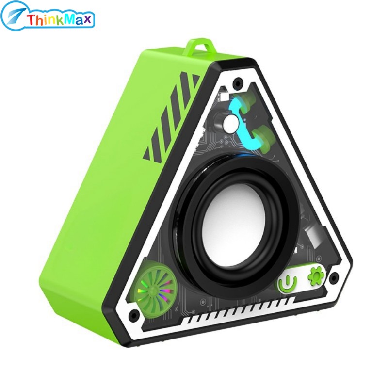 Mini Wireless Speaker With Lights IPX3 Waterproof Small Portable Speakers With 360° Surround Sound For Home Travel Outdoor ราคา 254 บาท*ส่งฟรี