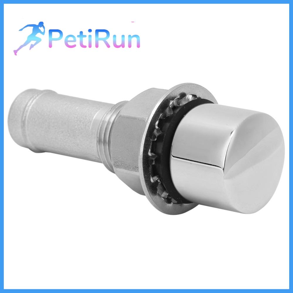 PETIRUN Thép không gỉ 316 Nắp thông hơi bình xăng Cấp độ hàng hải 5/8 inch Lỗ thông hơi nhiên liệu Công suất cao Gắn phẳng Qua thân tàu Thuyền du thuyền biển