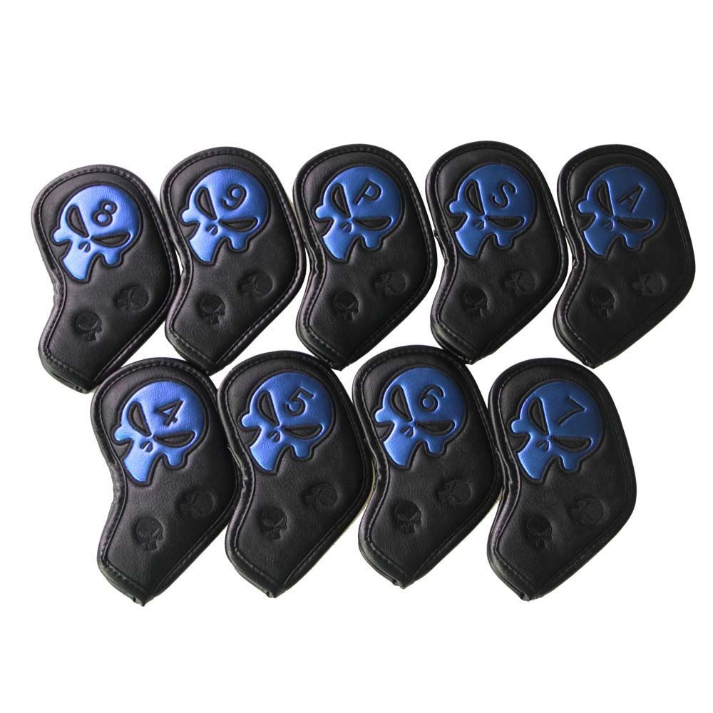 KEQI Wedge cover Durable 9pcs set Protective Cover Embroidery Golf Putter