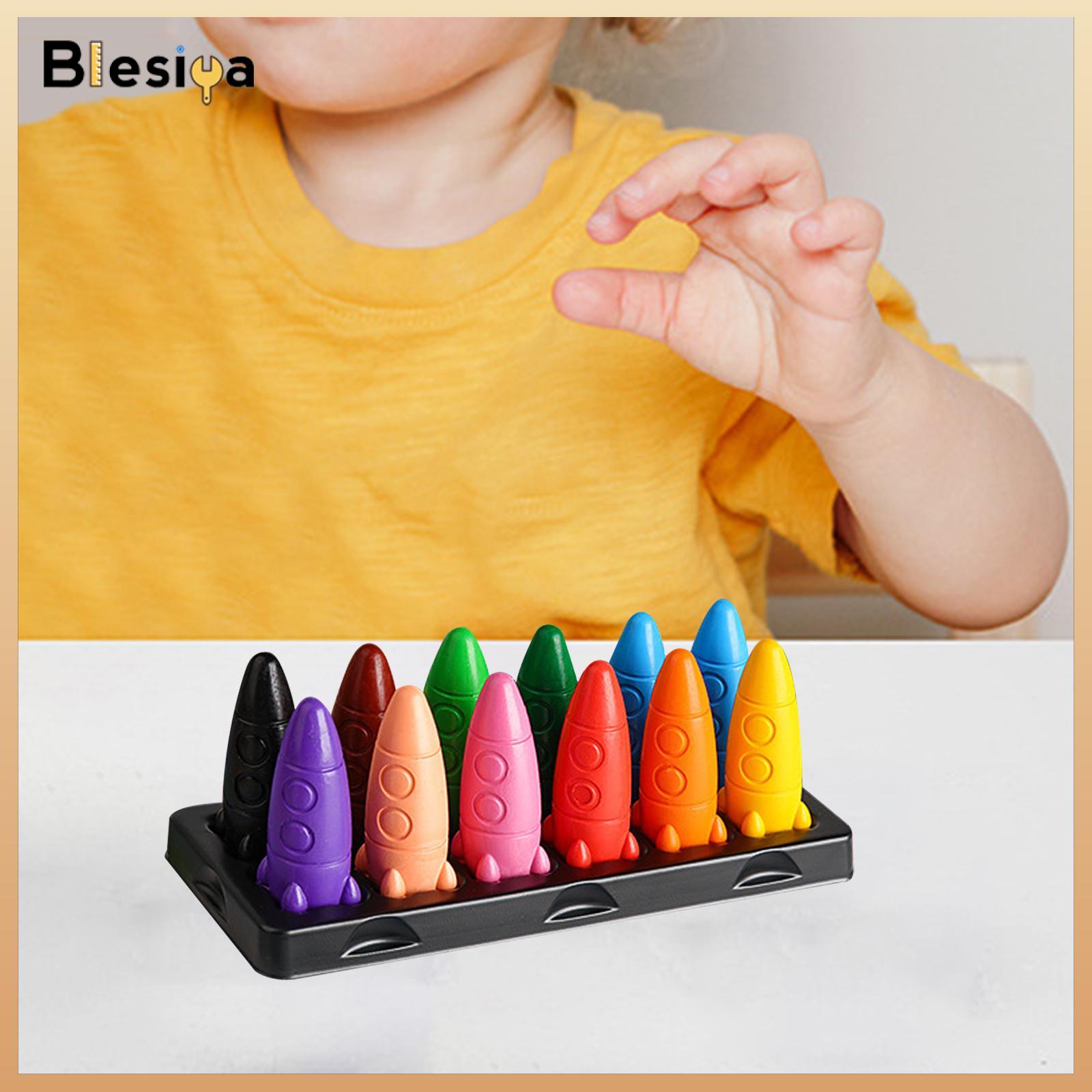 Blesiya Kids Crayons Marker Washable Art Supplies Colored Pen Baby for