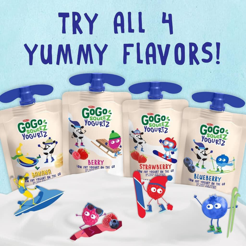 Sữa Chua GoGo Squeez nội địa Mỹ cho bé - Túi 85g HÀNG AIR
