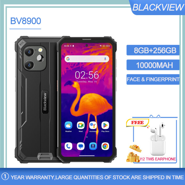 【Official shop】Blackview BV8900 Rugged Phone, Thermal Imaging Camera, 8GB+256GB, Face & Fingerprint Identification, 6.5 inch Android 13, NFC, OTG, Network: 4G ราคา 9,500 บาท*ส่งฟรี