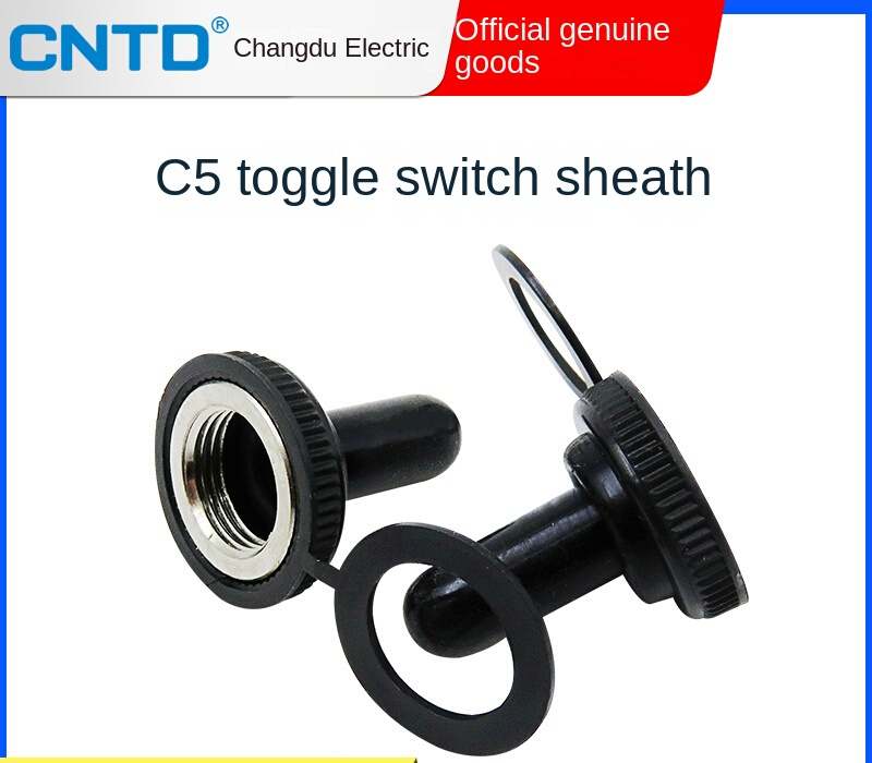 Công Tắc Nút Xoay Changde C5 Series COW - Chống Nước, Chống Dầu, Vỏ Cao Su Bảo Vệ Cho Tự Động Hóa