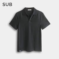 SUB - Men Short-Sleeve Plain Polo Tee - Black - 510086 / Tshirt Polo Lengan Pendek Lelaki - Hitam