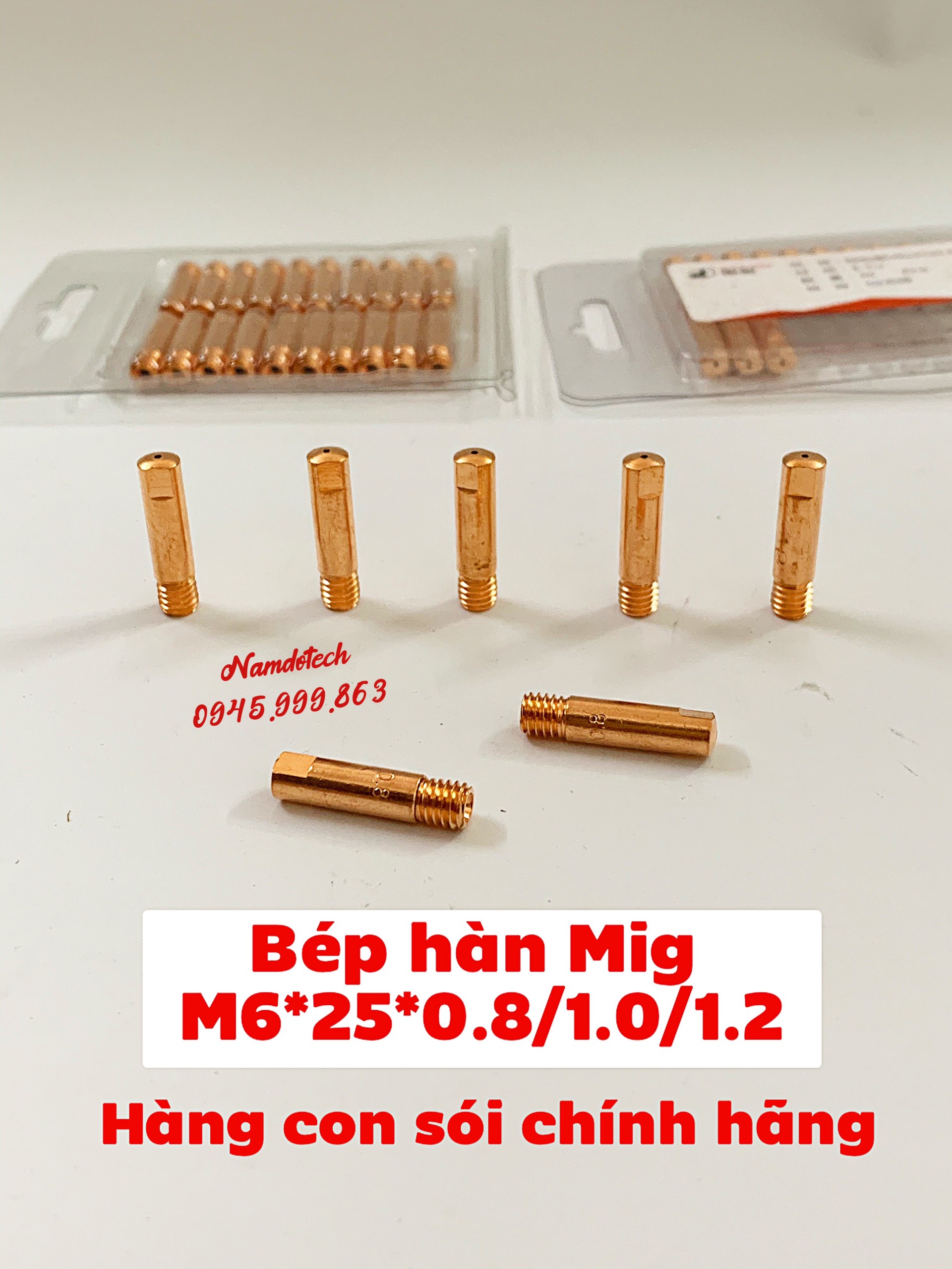 Bép hàn mig con sói chính hãng m60.8/1.0/1.2