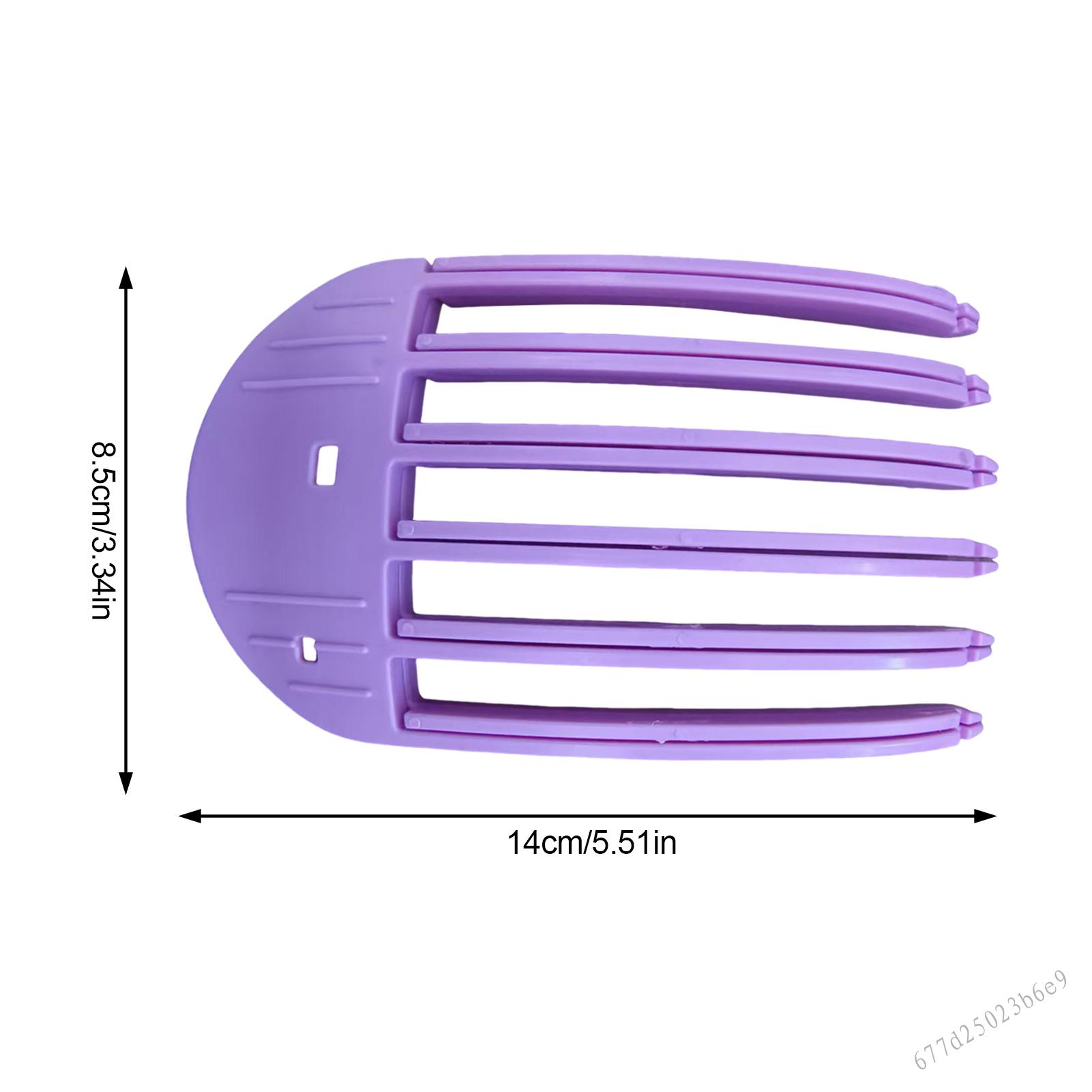 Women Portable Top Bangs Combs DIY Hair Styling Tools Spiral Curlers for Daily Life Weddings Holidays School HGF-VN