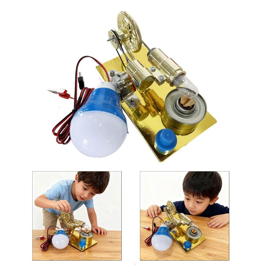 Stirling Steam Engine Generator Model Energy Transformation Experiment Apparatus ราคา  1,110 บาท*ส่งฟรี