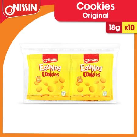 Nissin Eggnog Cookies 18gx10