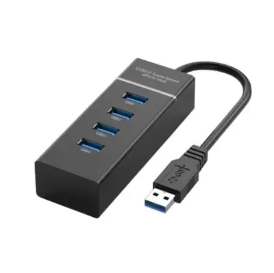 USB 3.0 HUB 4 Ports High Speed Multi 5Gbps Splitter Laptop Adapter Desktop Mobile Accessories