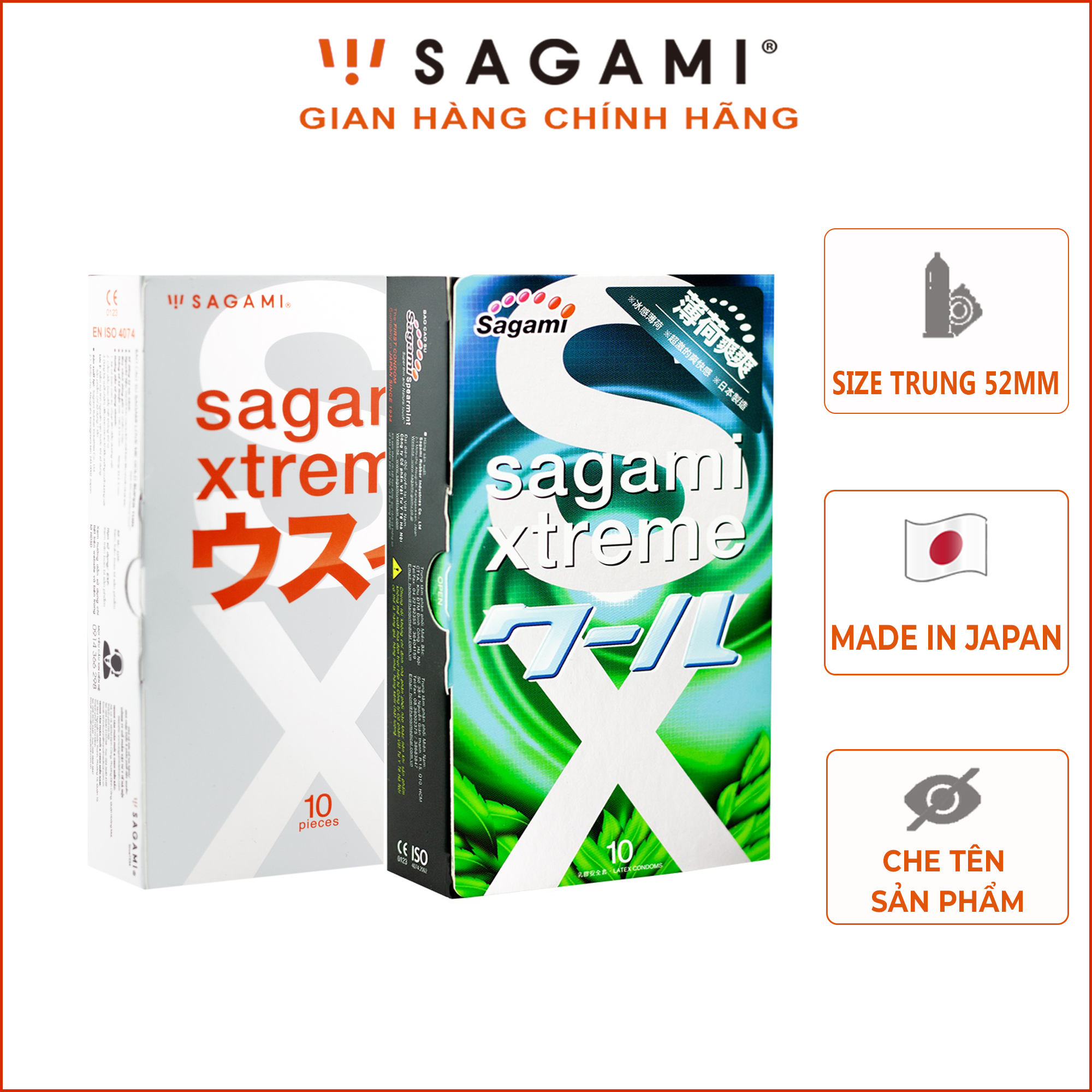 Combo 2 Hộp - Bao cao su siêu mỏng Sagami Super thin