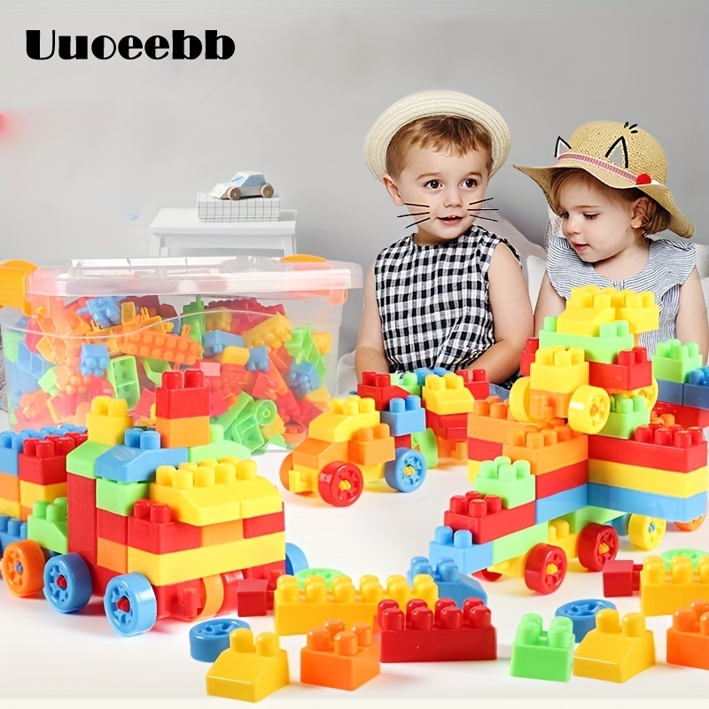 32 cái / bộ khối xây dựng hạt lớn khối nhựa đồ chơi giáo dục cho trẻ em