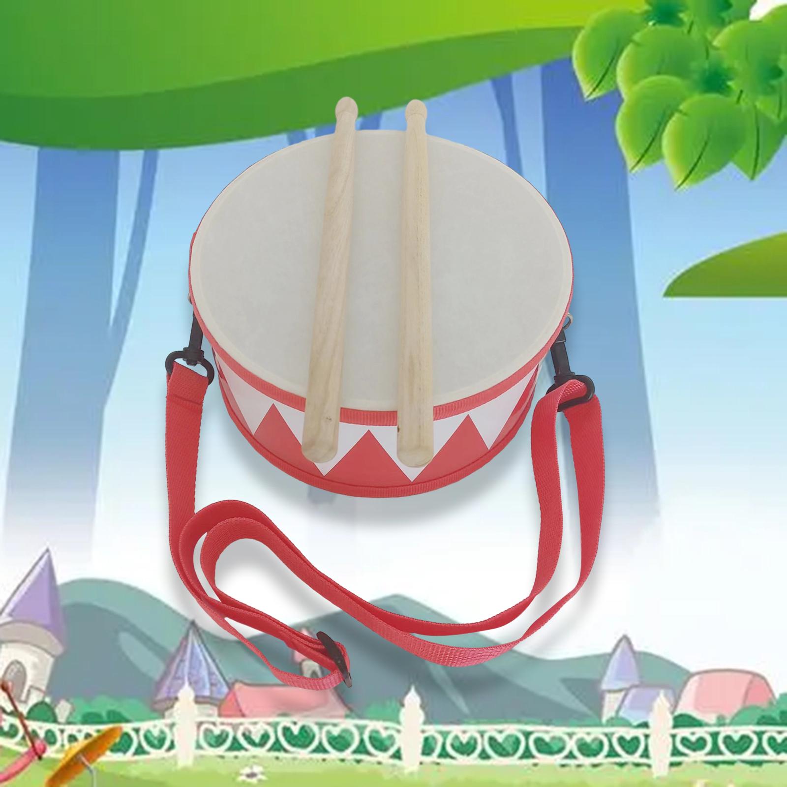 Baoblaze Kids Drum Set with Adjustable Strap and 2 Drumsticks Baby Musical
