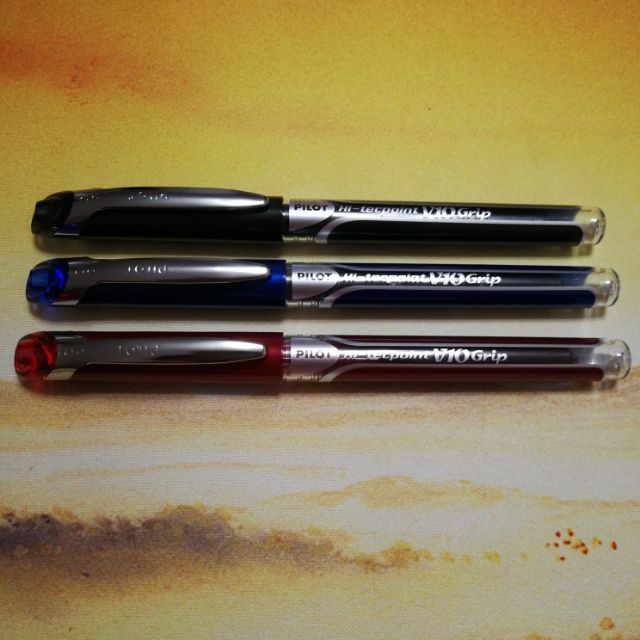 [FPS FairPriceSupplies] Pilot V10 Grip Hi-tecpoint Roller Ball 1.0 Pen