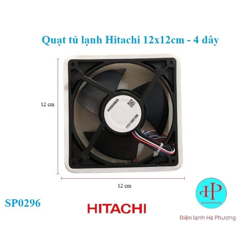 Quạt tủ lạnh Hitachi - Quạt tản nhiệt tủ lạnh Hitachi 12x12cm- Mới hãng - F240