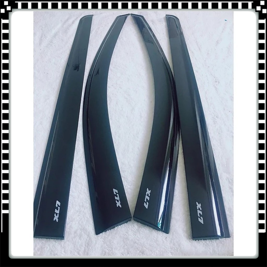 Vè Che Mưa Xe Suzuki XL7 đời 2019 - 2023 Cao cấp, nhựa đen sáng bóng, che nắng, che mưa khi xuống kính - TANLAN