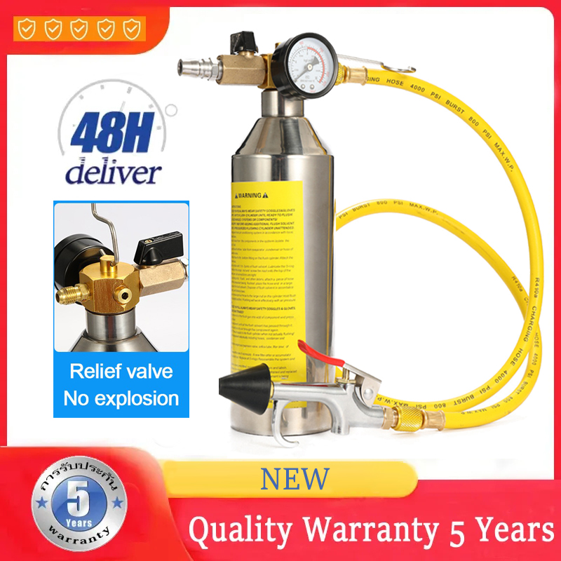 Air Conditioner Cleaning Kit, System Cleaning Kit, Air Conditioner Cleaning Kit, Car Air Conditioner, Home Air Conditioner, F11 Air Conditioner System Cleaning Kit with Gauge, Pressure Reducing Valve, F-11 Cylinder, System Cleaning Cylinder, Clean Air Con