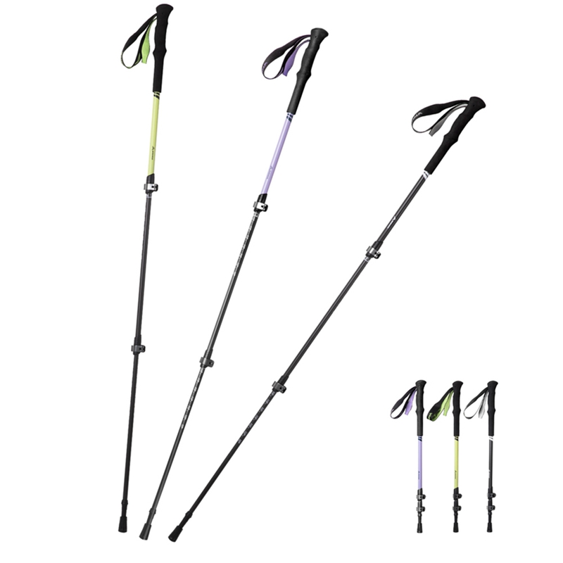 【Latest model】BSWOLF 2pcs Trekking Poles Carbon Fiber Ultra-Light Telescopic Outdoor Hiking Climbing Cane ราคา 2,562 บาท*ส่งฟรี