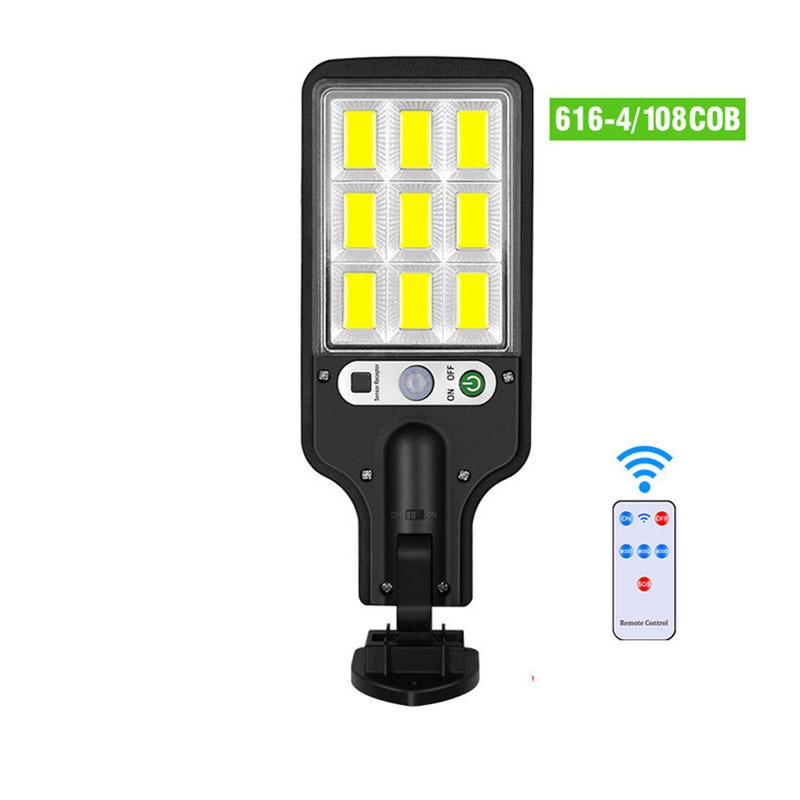 Solar Street Lights Outdoor Waterproof Motion Sensor Wall LED Lamp With 3 Lighting Mode Solar Powered Lights for Garden Patio