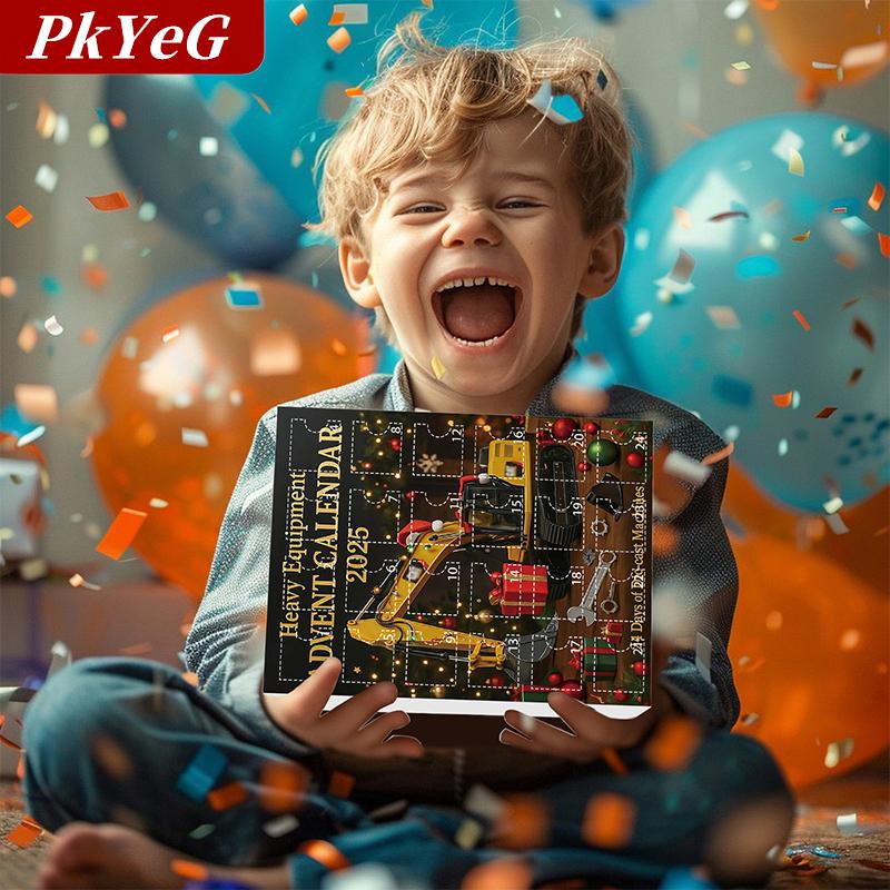 [COD] PkYeG 2025ปฏิทินการถือกำเนิดอุปกรณ์หนักปฏิทินนับถอยหลังวันคริสต์มาส24วันเครื่องหล่อ24เครื่องเครื่องประดับรถขุดขนาดเล็ก ราคา 167 บาท*ส่งฟรี
