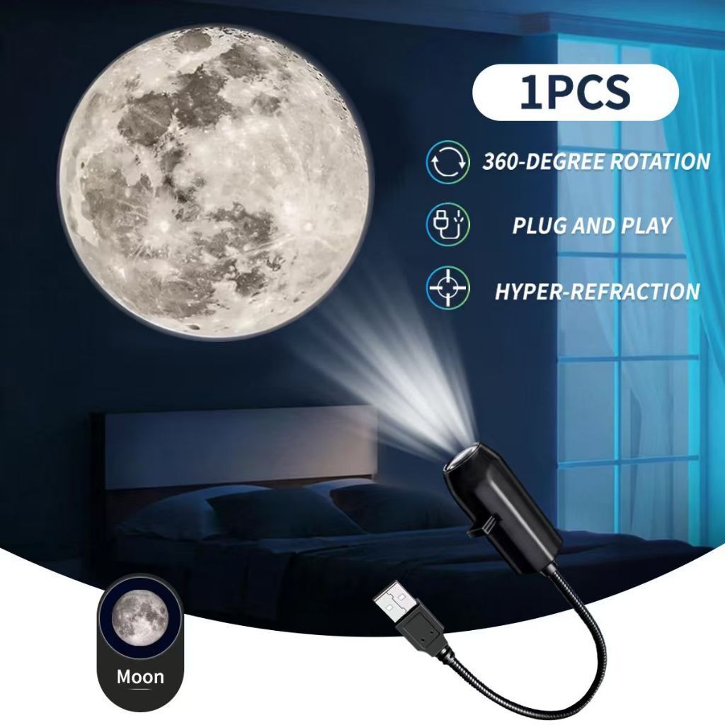 10-IN-1 Planetarium Galaxy Starry Sky Projector Night Light HD Star Aurora Projection Lamp For Kids