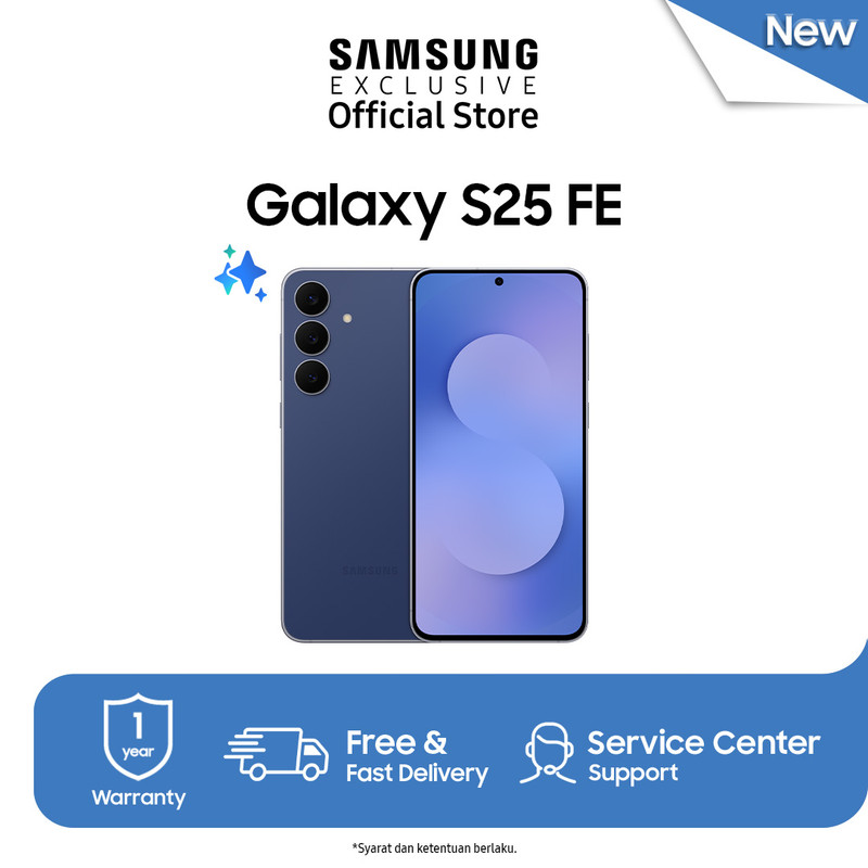 [Upgrade from 128Gb & Free Clear Case] Samsung Galaxy S25 Fe 8/256Gb - Navy | Ai Smartphone | Galaxy Ai | 4900 Mah Giá 9,999,000 Đồng*Miễn phí vận chuyển